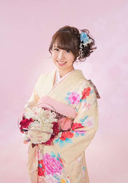 成人のお祝い写真