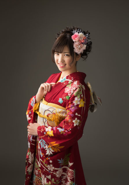 成人のお祝い写真