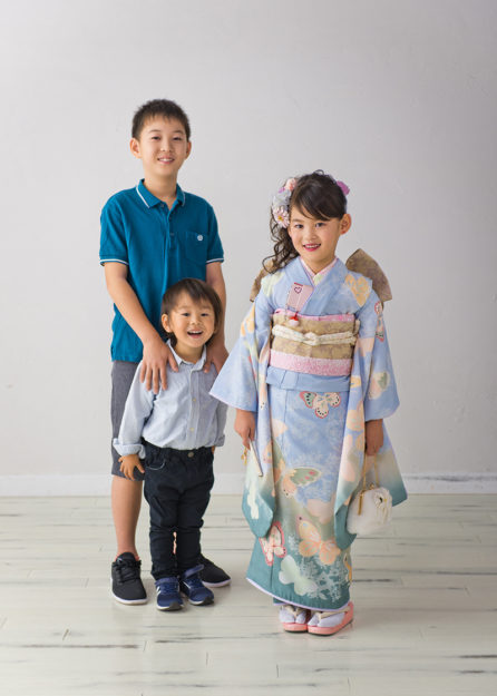 七五三のお祝い写真