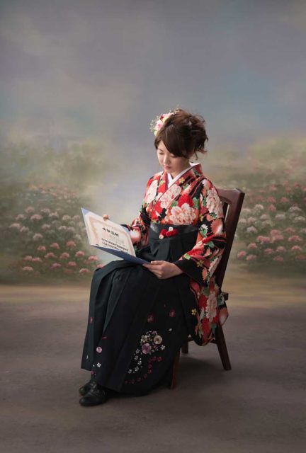 大学卒業の写真