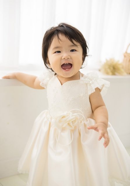 赤ちゃんのお祝い写真