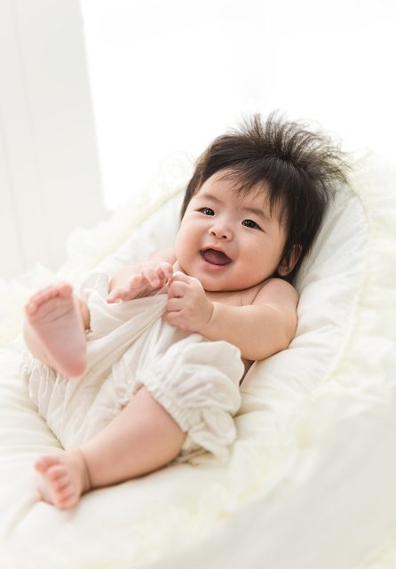 赤ちゃんのお祝い写真