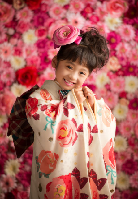 七五三のお祝い写真